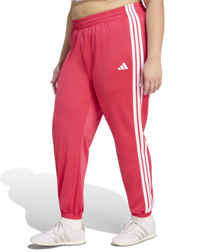Plus Size Tricot 3-Stripes Track Pants