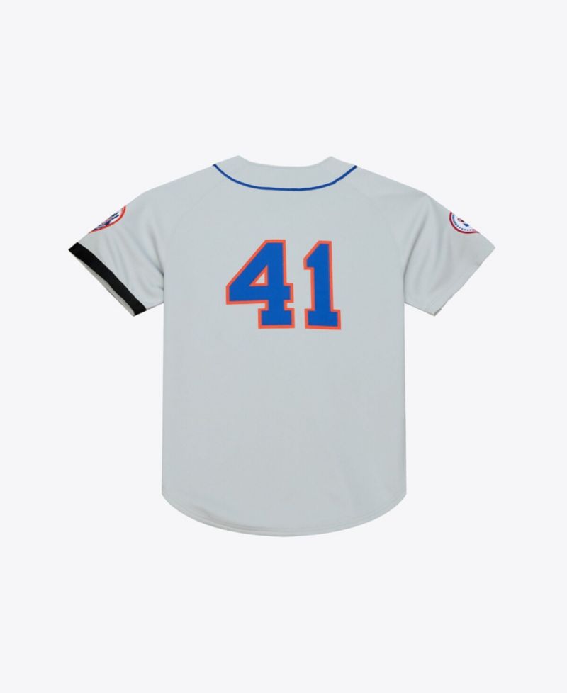 Men's Tom Seaver Gray New York Mets 1976 Authentic Jersey