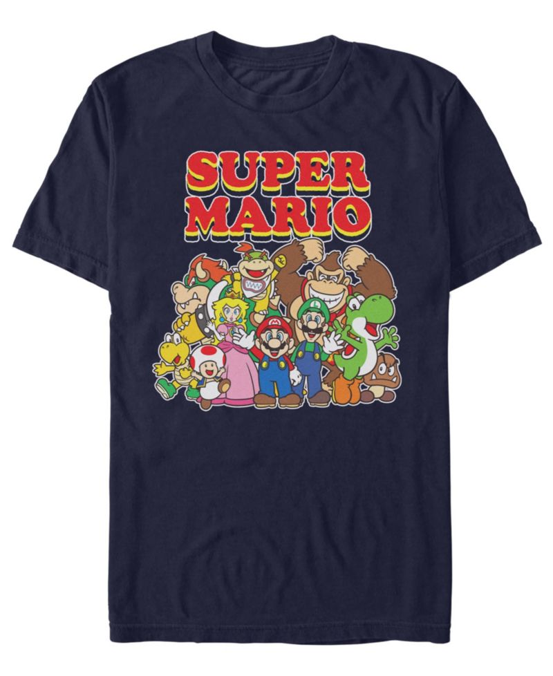 Men's Nintendo Super Mario Retro Bros T-Shirt
