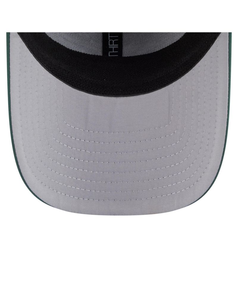 Men's Hunter Green Milwaukee Bucks Featherweight Poly Rope Flex 39Thirty Hat