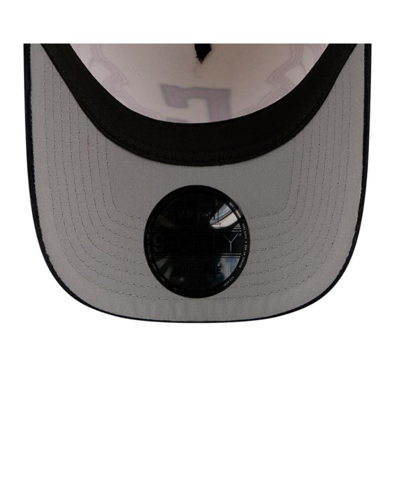 Men's Stone Cleveland Guardians Western Stitch 9FORTY A-Frame Adjustable Hat