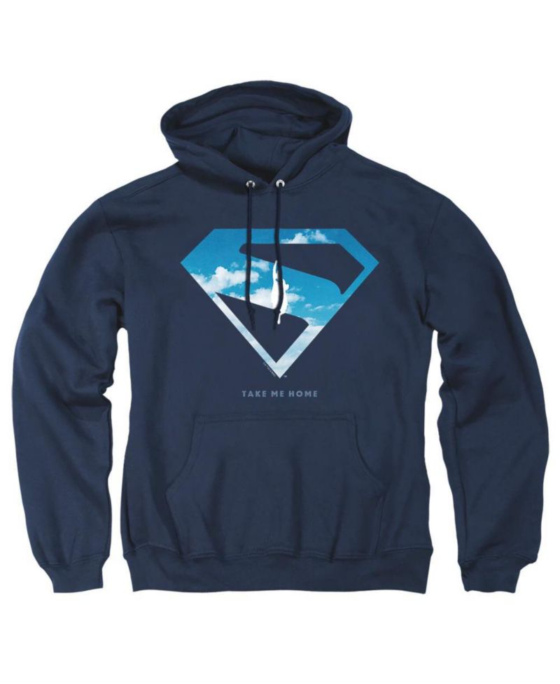 Men's Cloud Shield Graphic Kangaroo-Pocket Pullover Hoodie