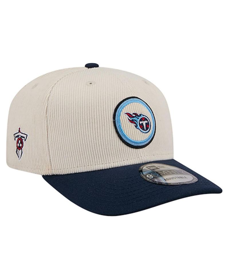 Men's Stone Tennessee Titans Loyal Corduroy 9SEVENTY Adjustable Hat