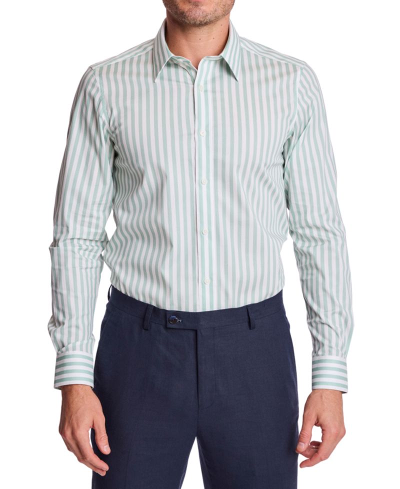 Men's Striped Slim-Fit Shirt