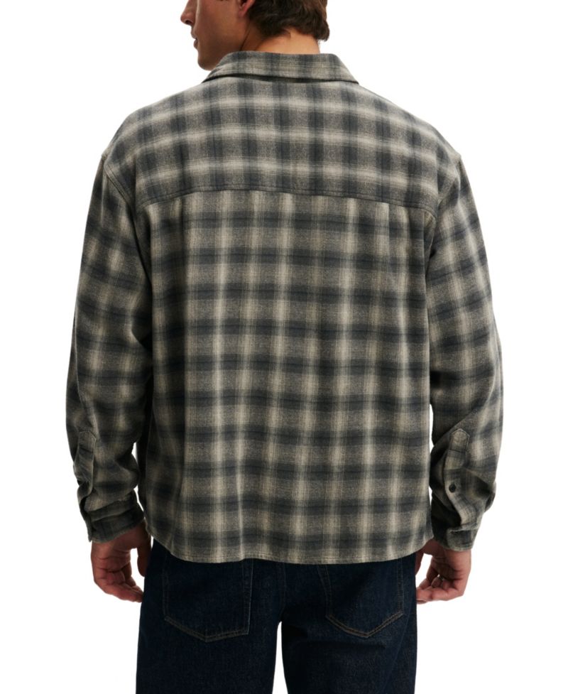 Men's Richmond Plaid Classic-Fit Long-Sleeve Shirt
