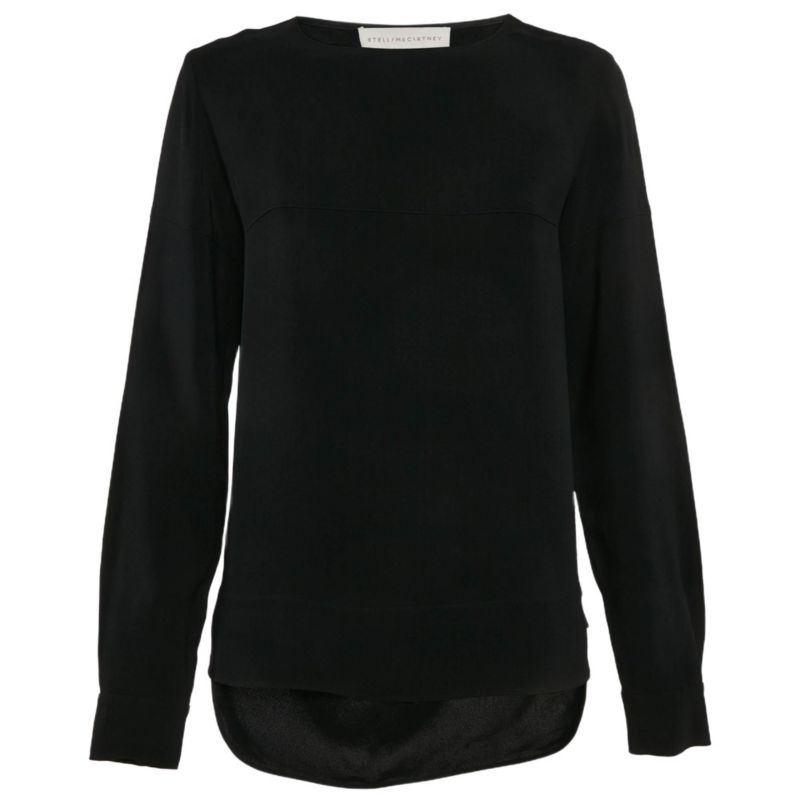 Women's Black Crepe Top