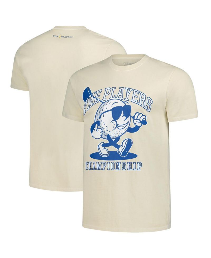 Men's Tan THE PLAYERS Golf Ball Guy Garment Dyed T-Shirt