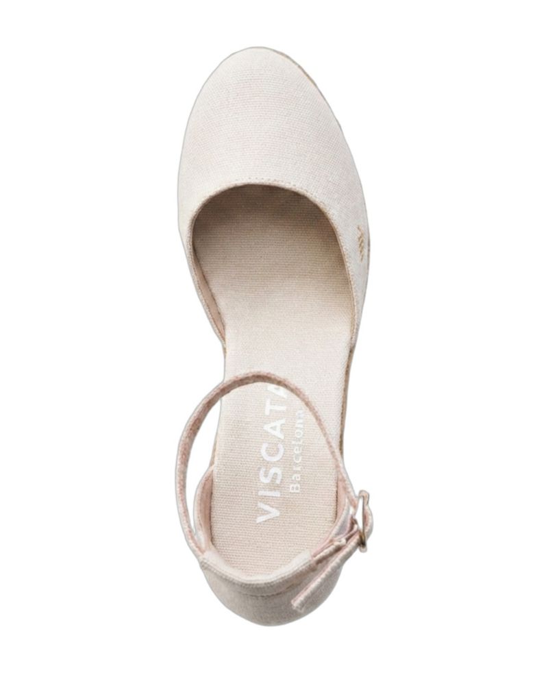 Women's Estartit Canvas Espadrille Wedges Ankle Strap