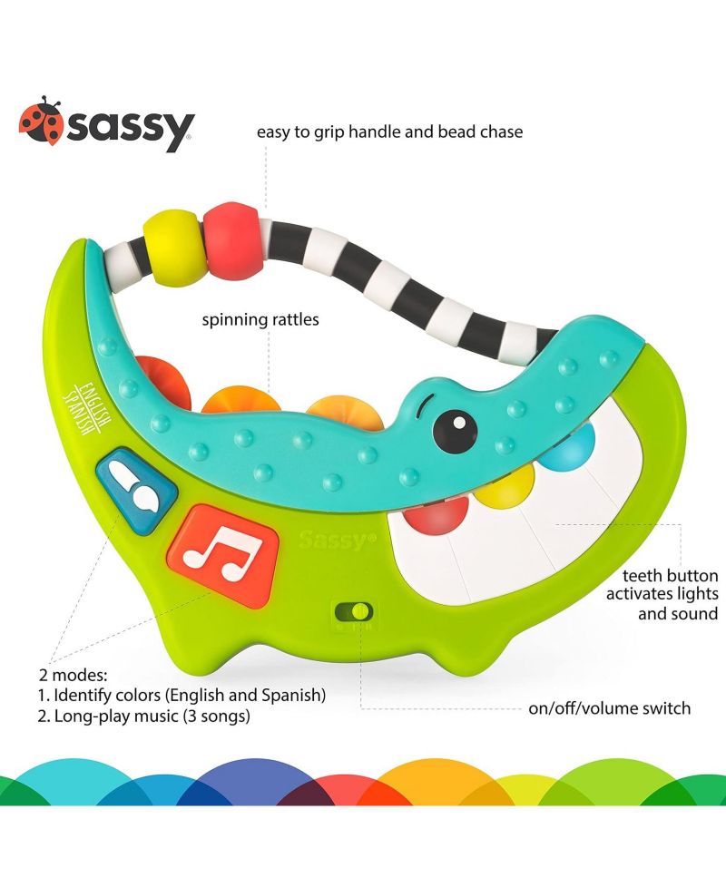 Sassy Rock-A-Dile Musical Baby toy