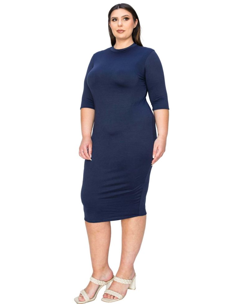 Plus Size Mona Midi Dress