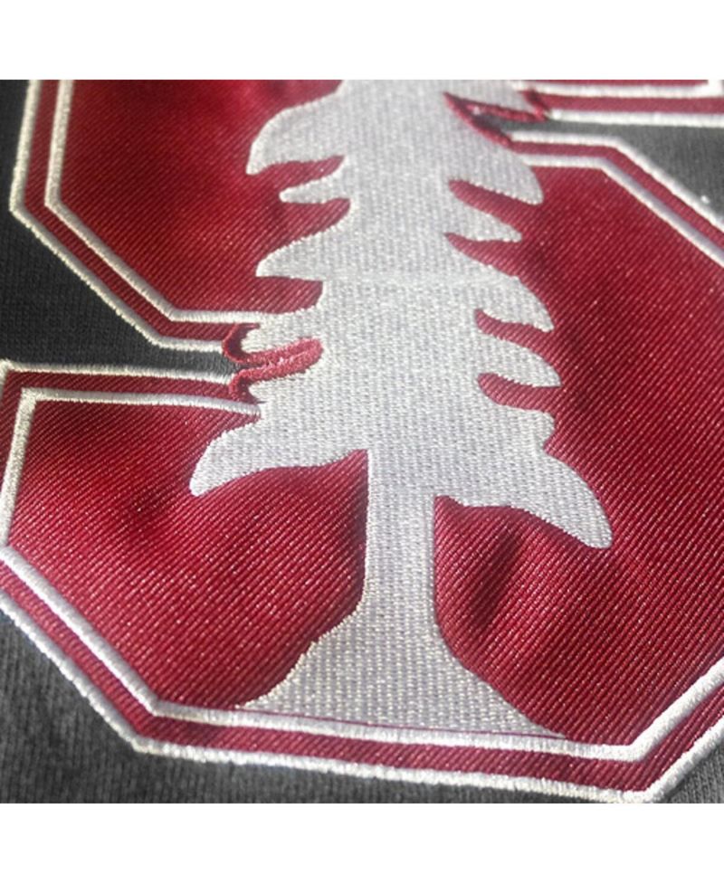 Big Boys Charcoal Stanford Cardinal Big Logo Pullover Hoodie