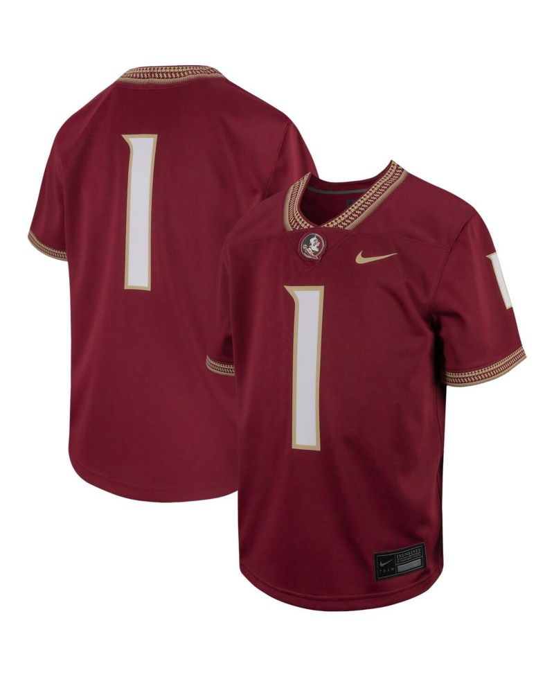 Big Boys #1 Garnet Florida State Seminoles Untouchable Replica Game Jersey