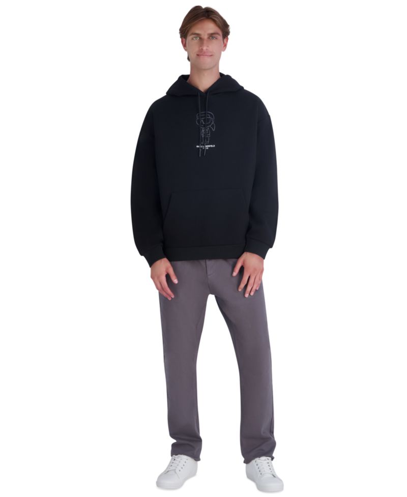 Men's Oversized Graphic Fleece Hoodie