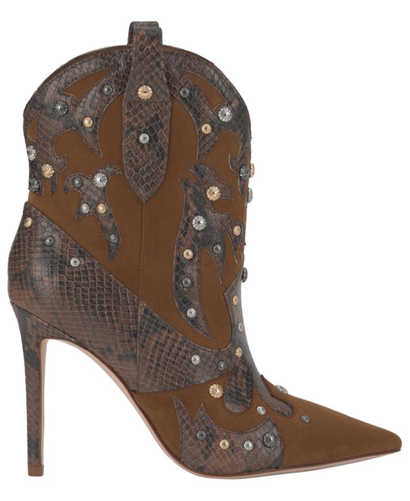 Women's Palieve Stiletto Studded Western Dress Booties