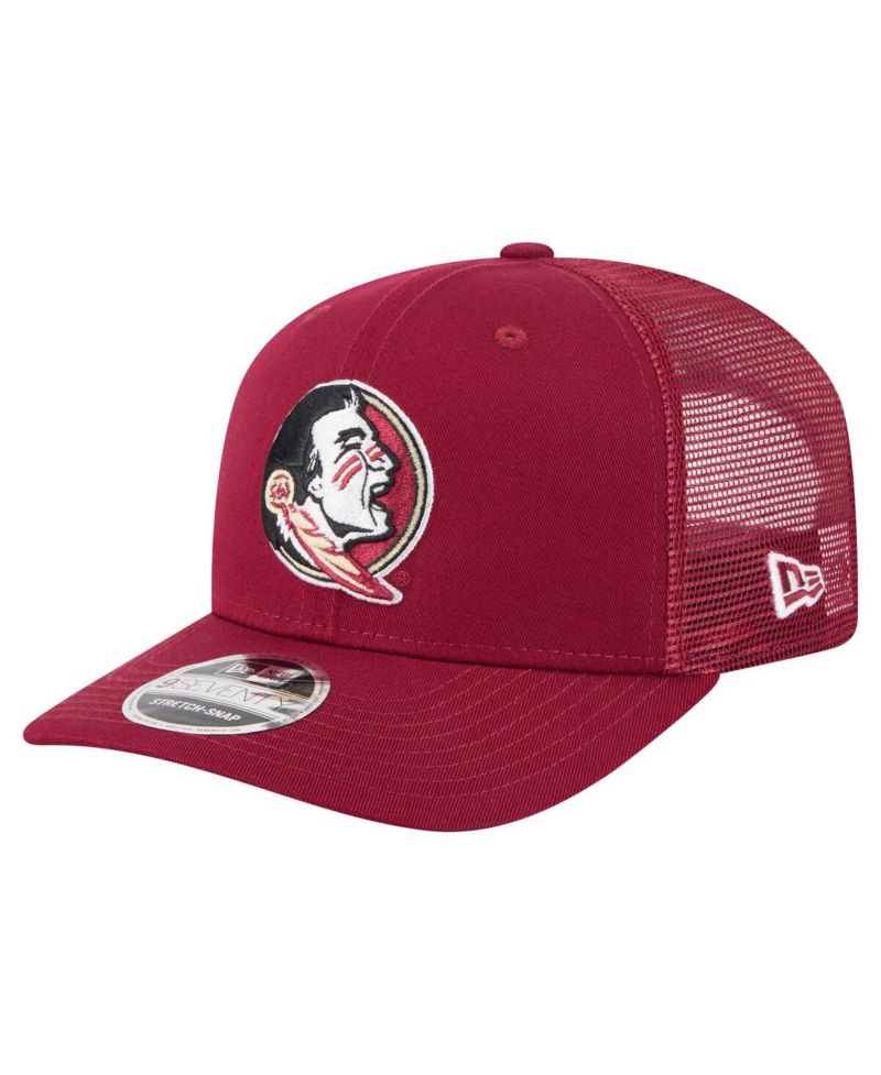 Men's Garnet Florida State Seminoles Primary 9SEVENTY Trucker Stretch-Snap Hat