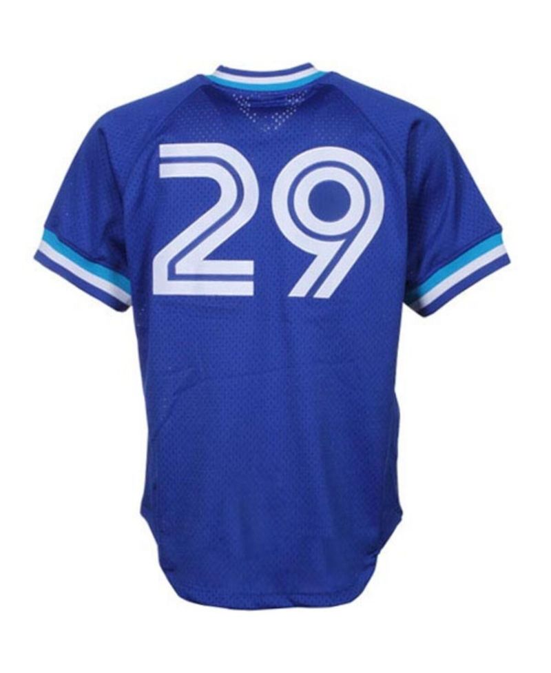 Men's Joe Carter Royal Toronto Blue Jays 1993 Authentic Cooperstown Collection Mesh Batting Practice Jersey