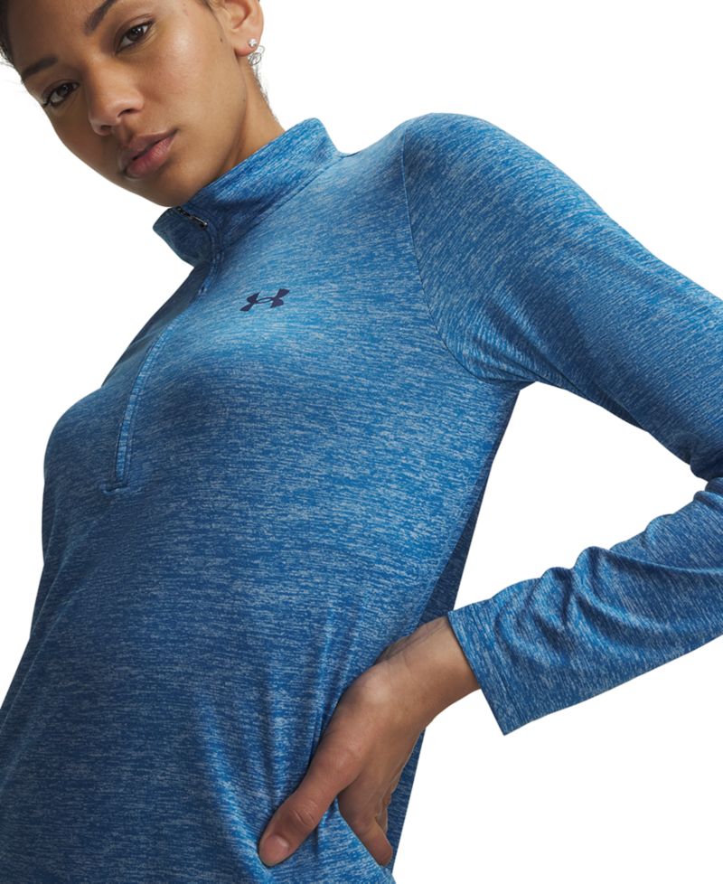 Women's Twist Tech Quarter-Zip Logo Top