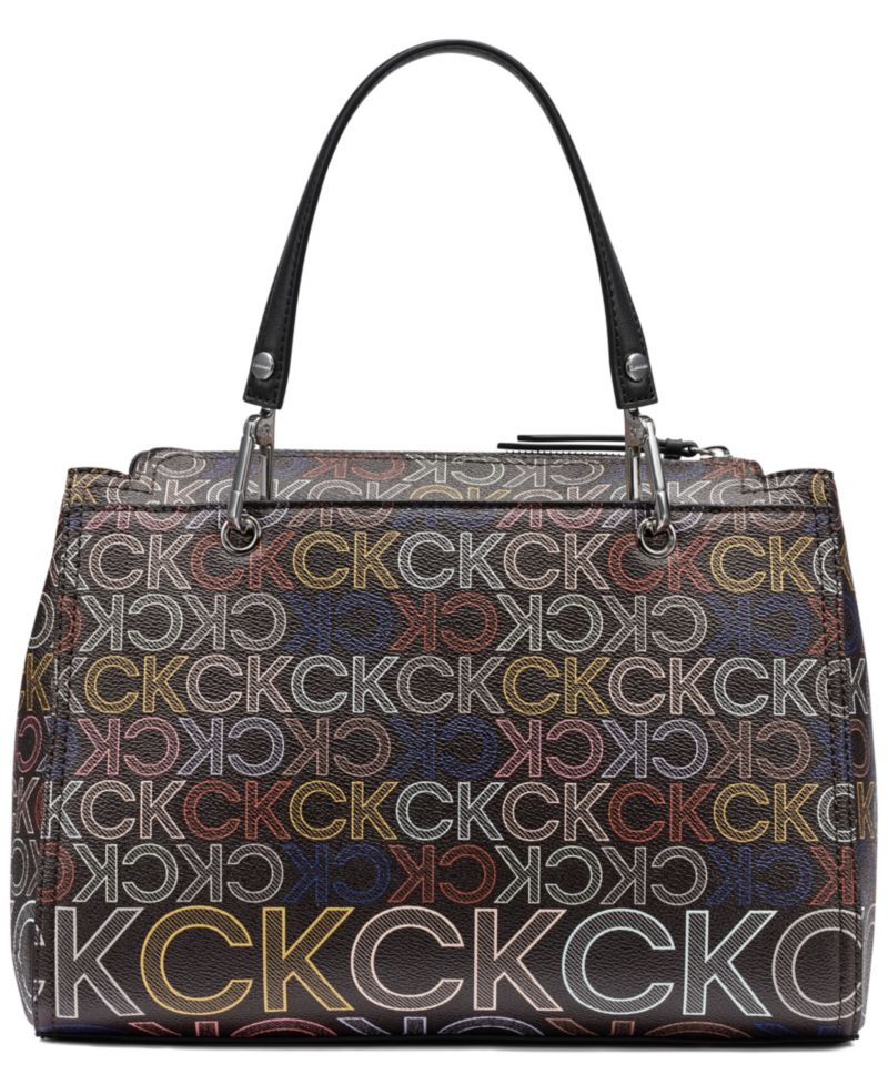 Garnet Zipper Medium Satchel Handbag
