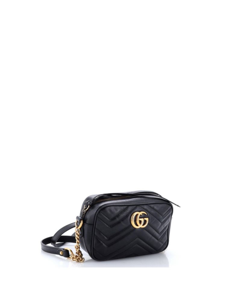 Mini GG Marmont Matelasse Leather Shoulder Bag