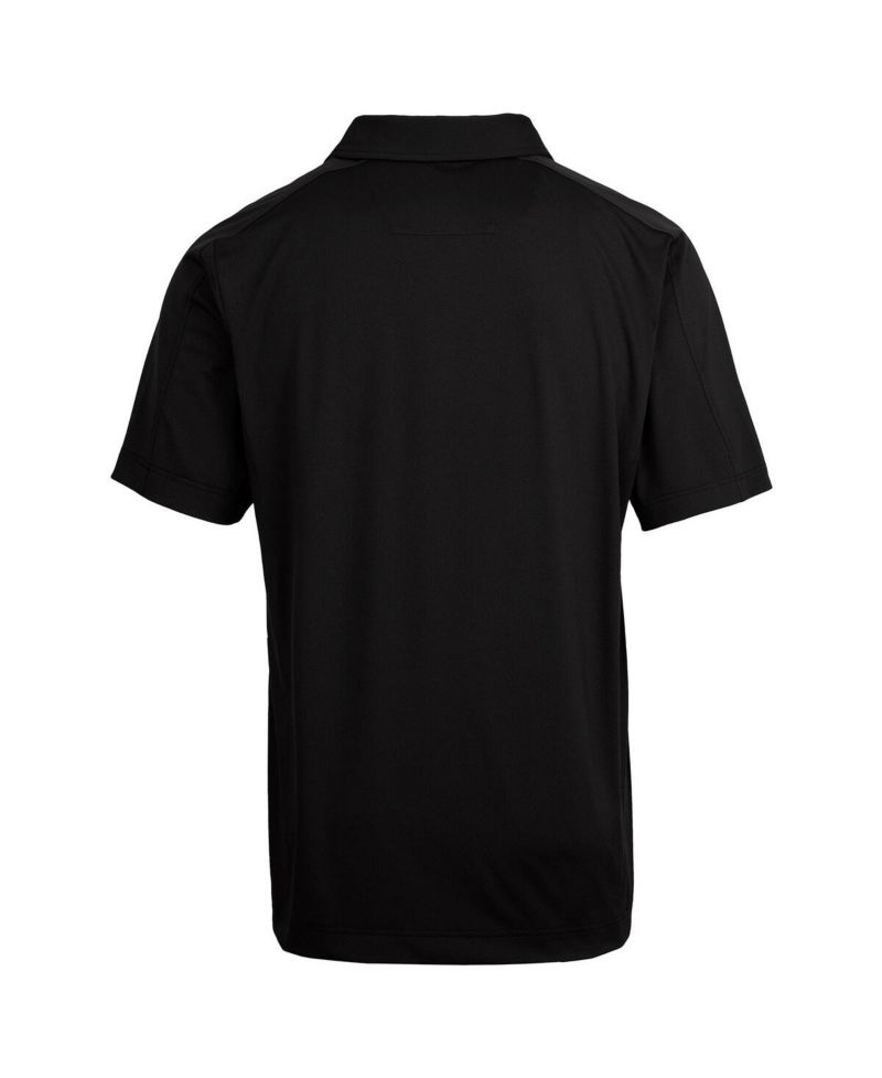 Men's Black Jacksonville Jaguars Prospect Textured Stretch Polo Shirt