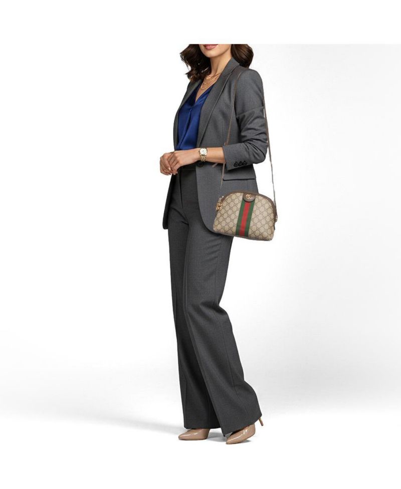 Ophidia Retro Dome-Shape Crossbody Shoulder Bag