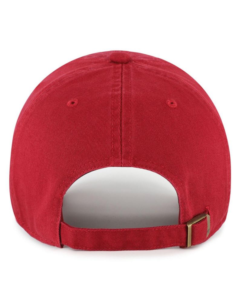 Men's Cardinal Arkansas Razorbacks Vault Clean Up Adjustable Hat