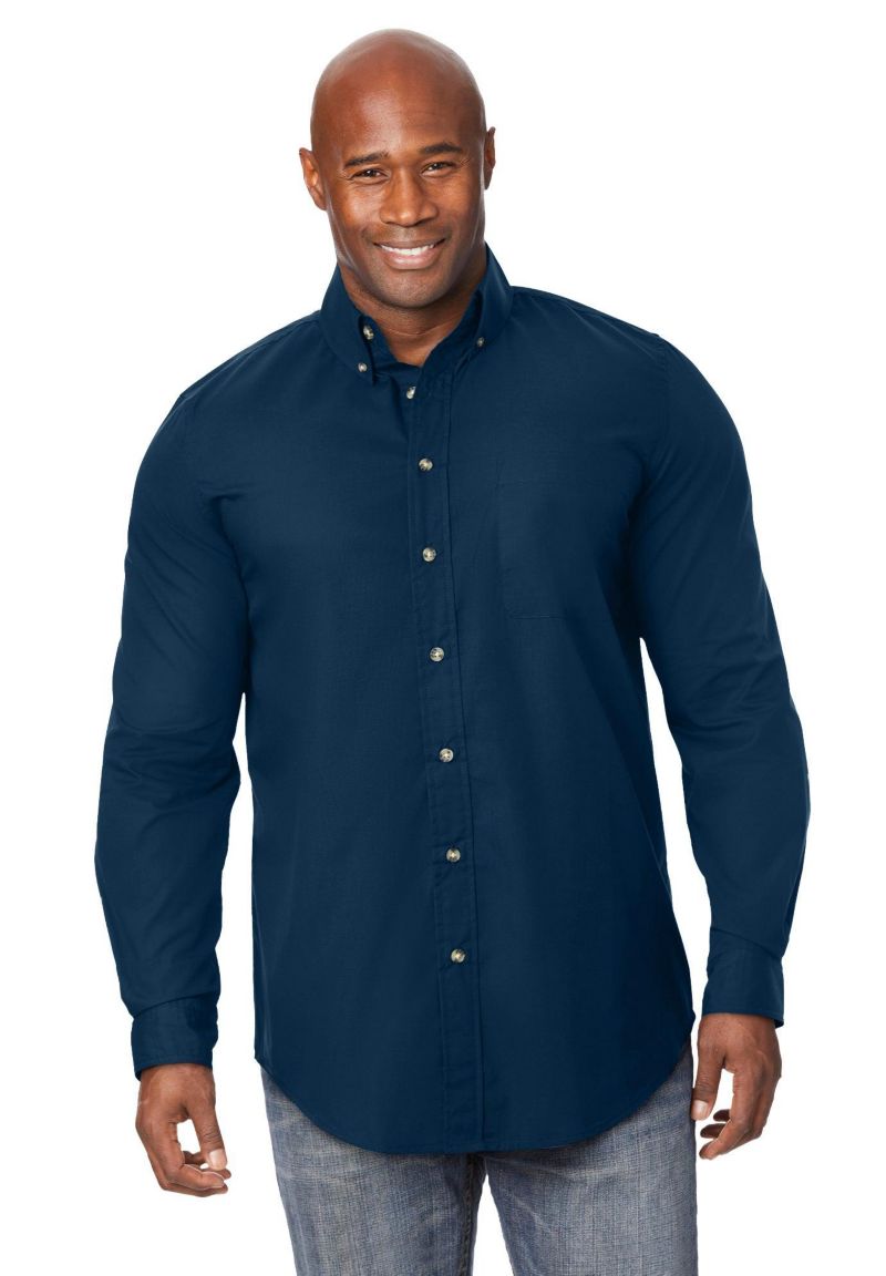 Men's Long Sleeve Wrinkle Free Sport Shirt