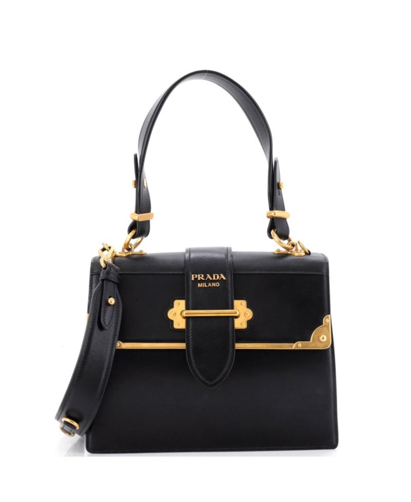 Medium Cahier Convertible Shoulder Bag City Calf and Saffiano