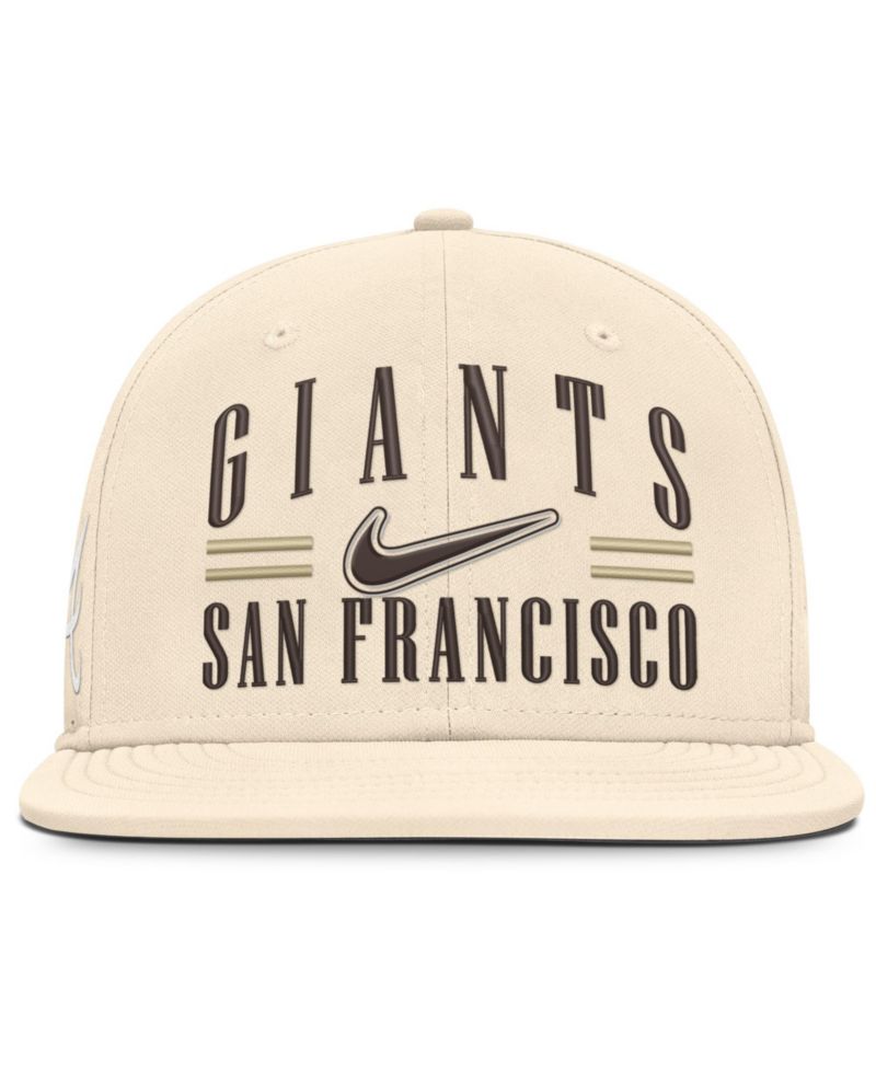 Men's Natural San Francisco Giants True Dri-FIT AeroBill Fitted Hat