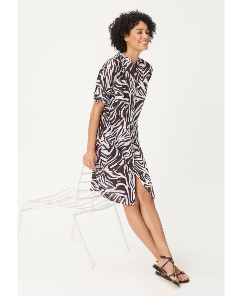Women's Modern Animal Tunic Shirt Dress