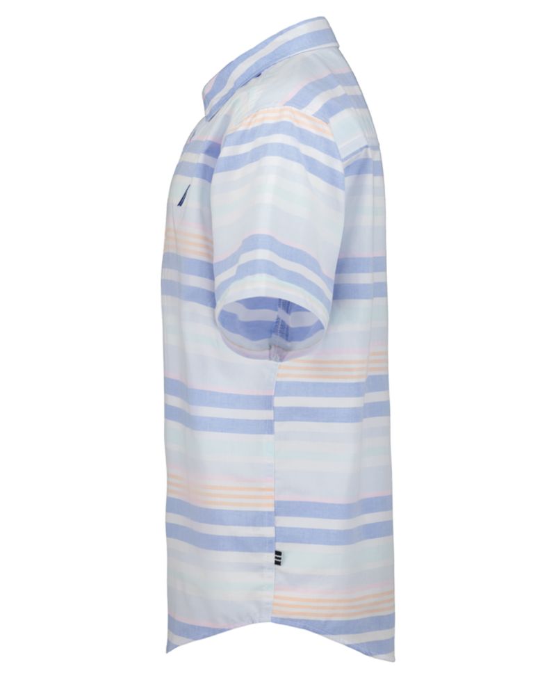 Boys' 8-20 Cabana Stripe Short-Sleeve Woven Shirt