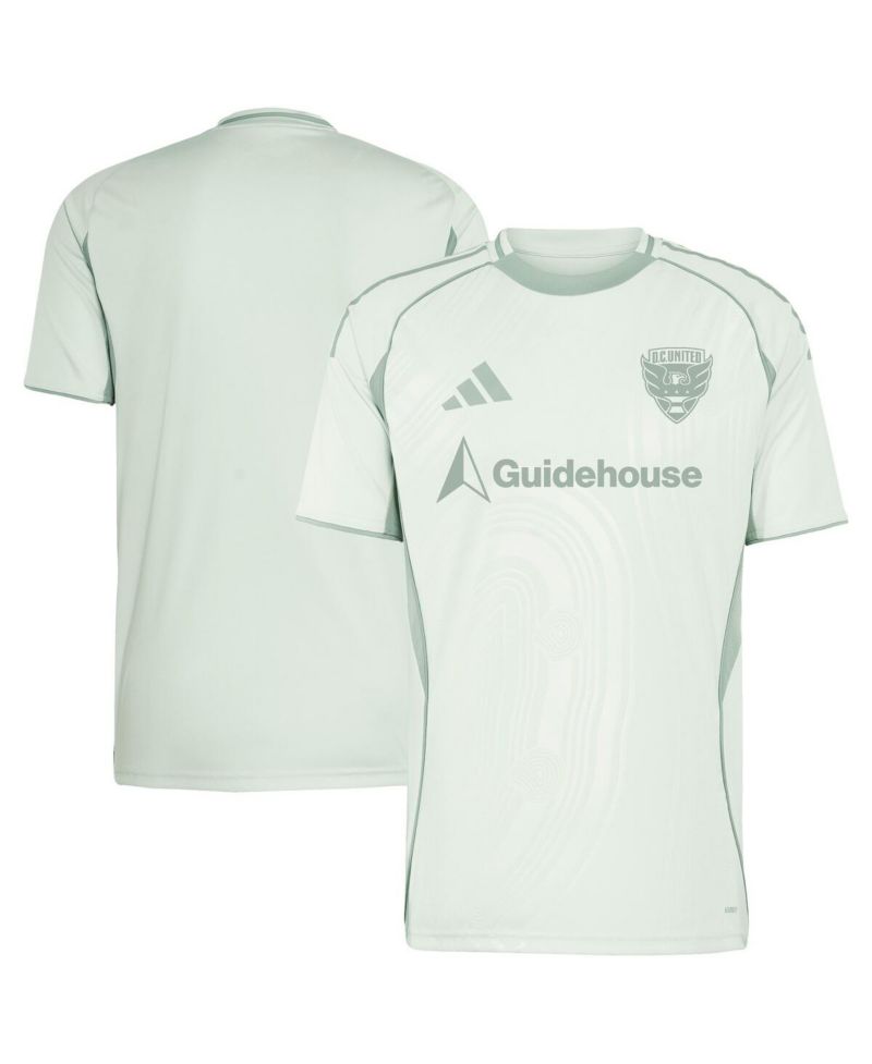 Men's Light Green D.C. United 2025 One Planet Pre-Match Jersey