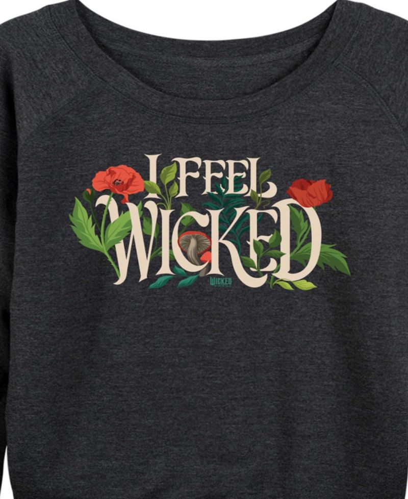 Plus Size Wicked French Terry Long-Sleeve Pullover Top