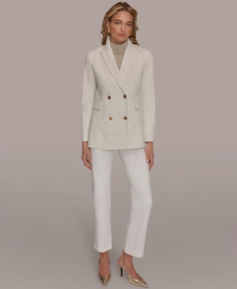 Women's Double Breasted Blazer Jacket