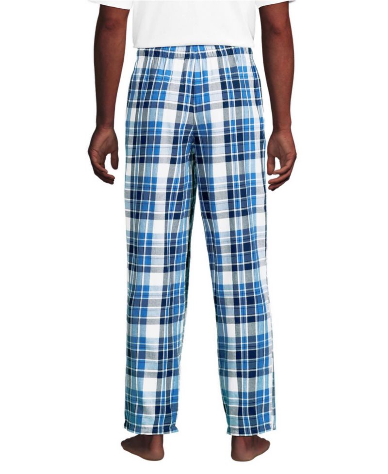 Men's Big & Tall Plaid Relaxed-Fit Flannel Pajama Pants