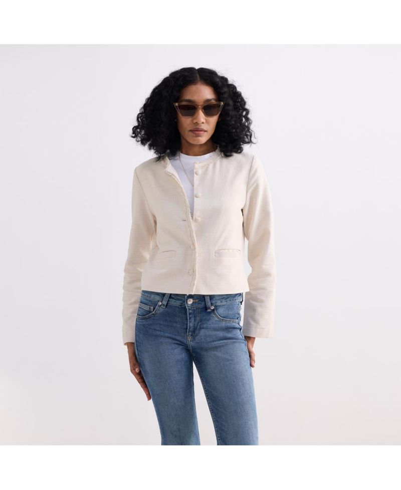 Women's Lady Jacket in Cotton Tweed