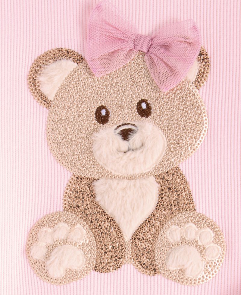 Toddler Girls' 12M-5T Teddy Bear Top and Tutu, 2-Piece Set