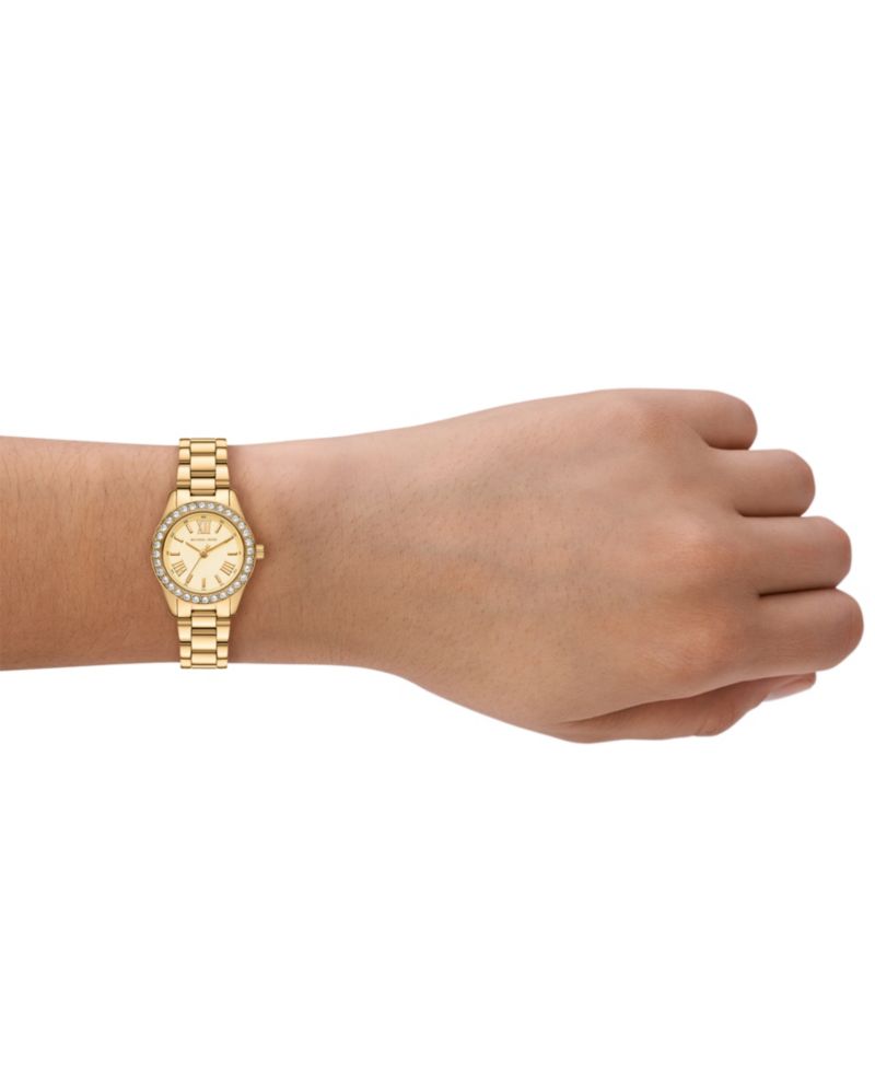 MICHAEL Women's Lexington Three-Hand Gold-Tone Stainless Steel Watch 26mm