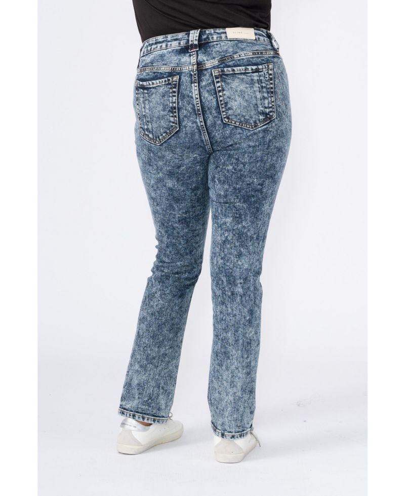 Women's High Rise Straight Jeans