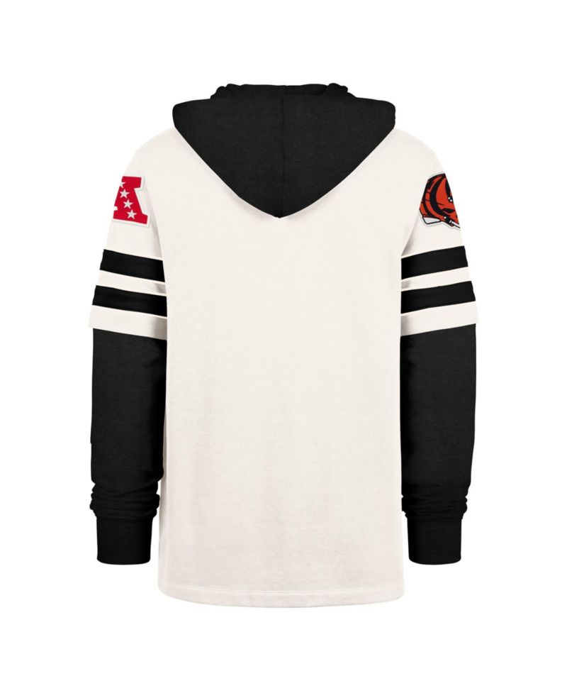 Men's Cincinnati Bengals Split Zone Cornerback Duo Lacer Fleece-Lined Hoodie