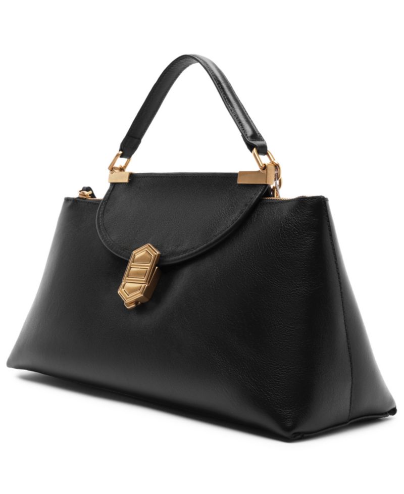 Everly Leather Large Satchel Handbag