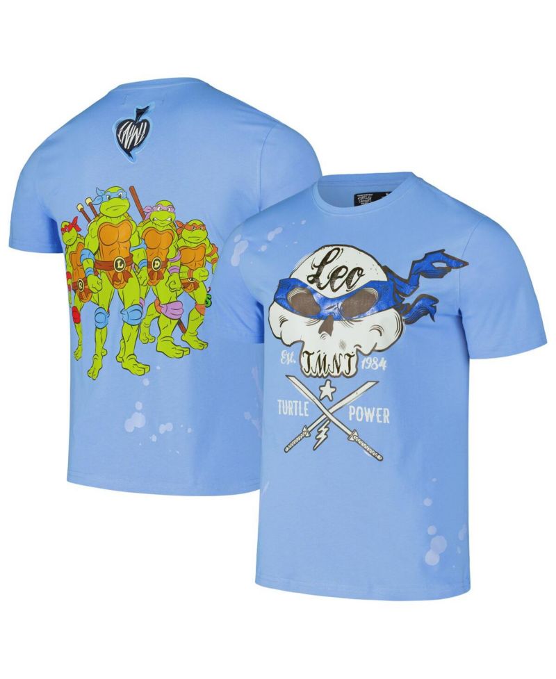 Men's Blue Teenage Mutant Ninja Turtles Turtle Power T-Shirt