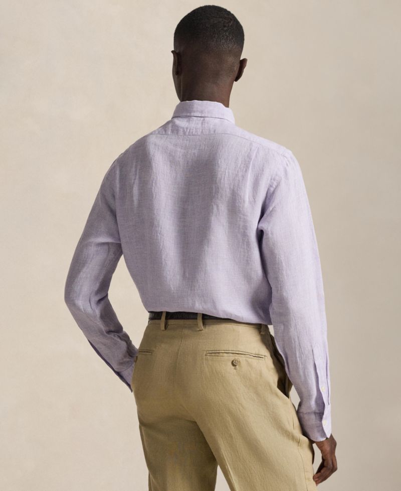 Men's Linen Classic-Fit Shirt
