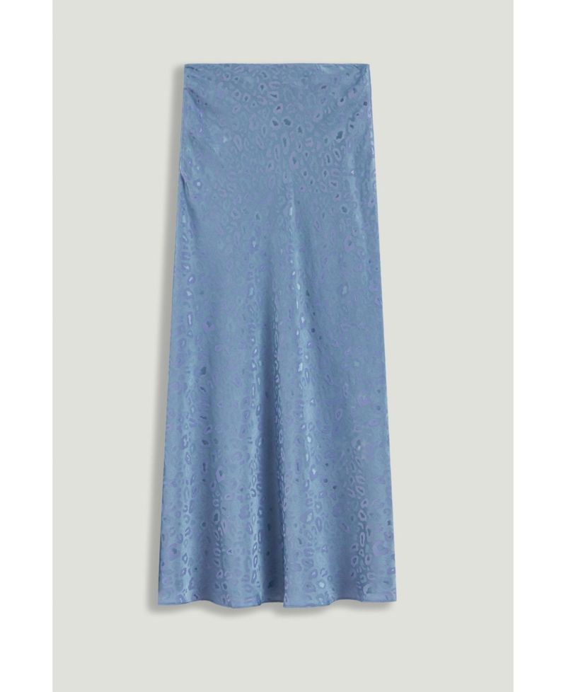 Women's Printed Midi Flare Skirt