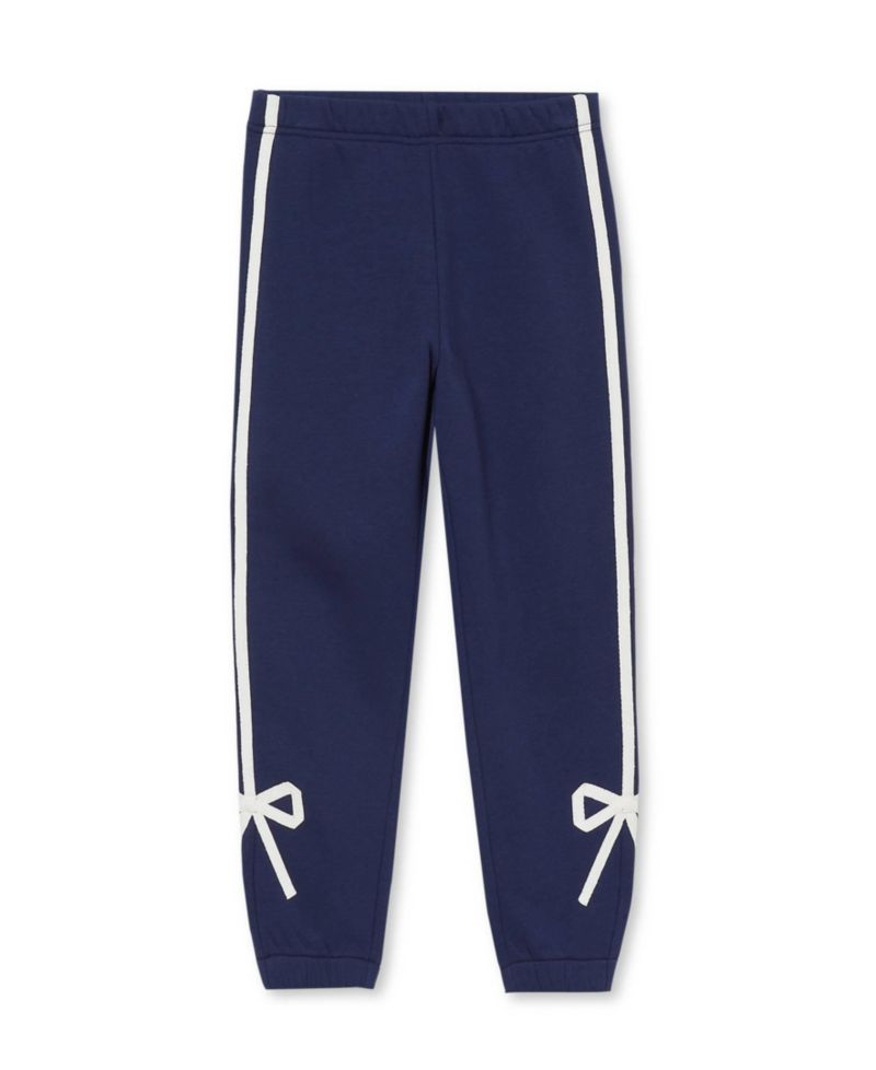 Girls Fleece Bow Joggers