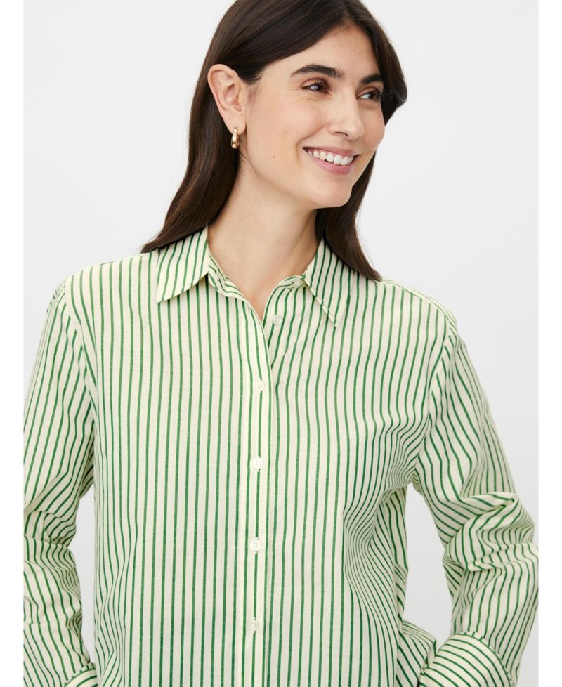 Women's Mairyelle Striped Long-Sleeve Button-Down Shirt