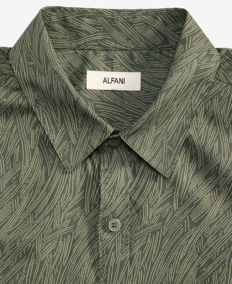 Men's Baker Geometric Short-Sleeve Shirt