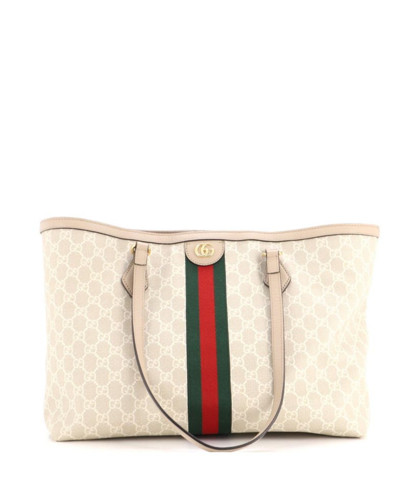 Medium Ophidia Shopping Tote GG Coated Canvas