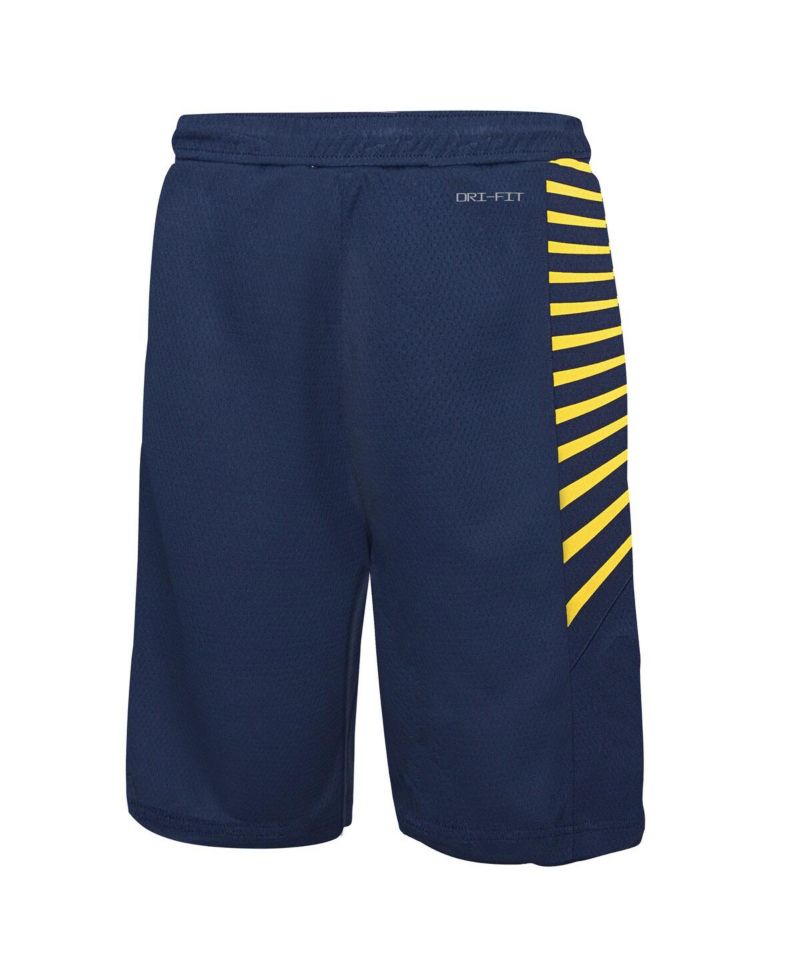 Big Boys and Girls Navy Indiana Pacers Icon Swingman Shorts