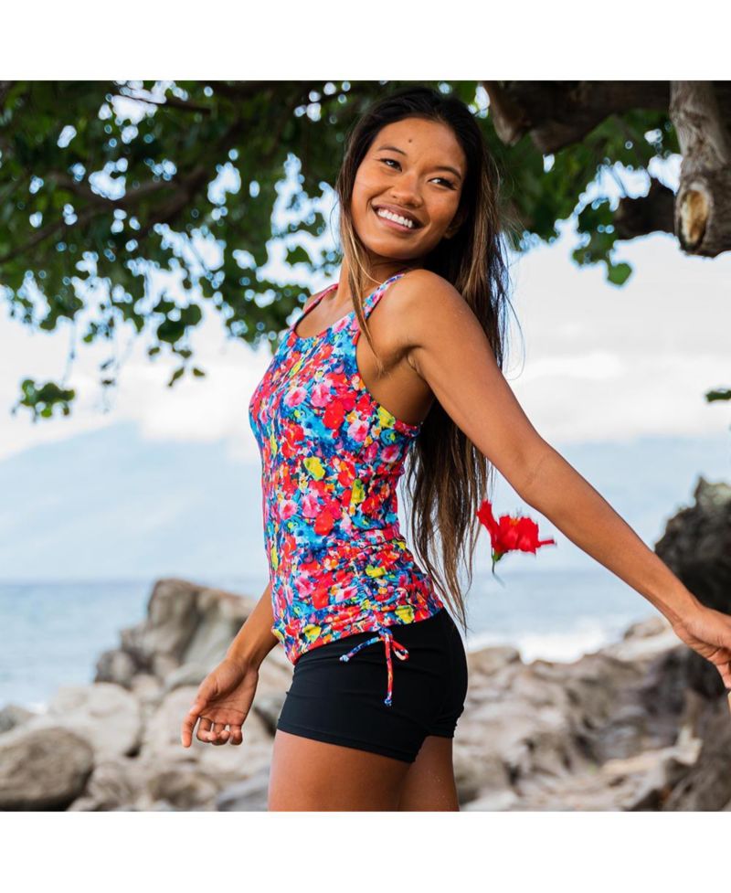 Women's Maya Tankini Swim Top With Removable Cups